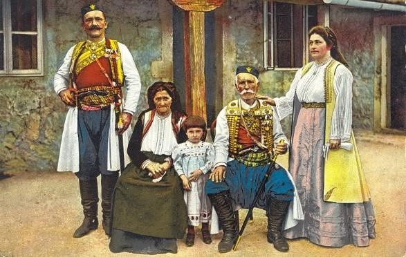 Depose Tošović, Porodični portret Vukana Borova Milića, Bjelice, 